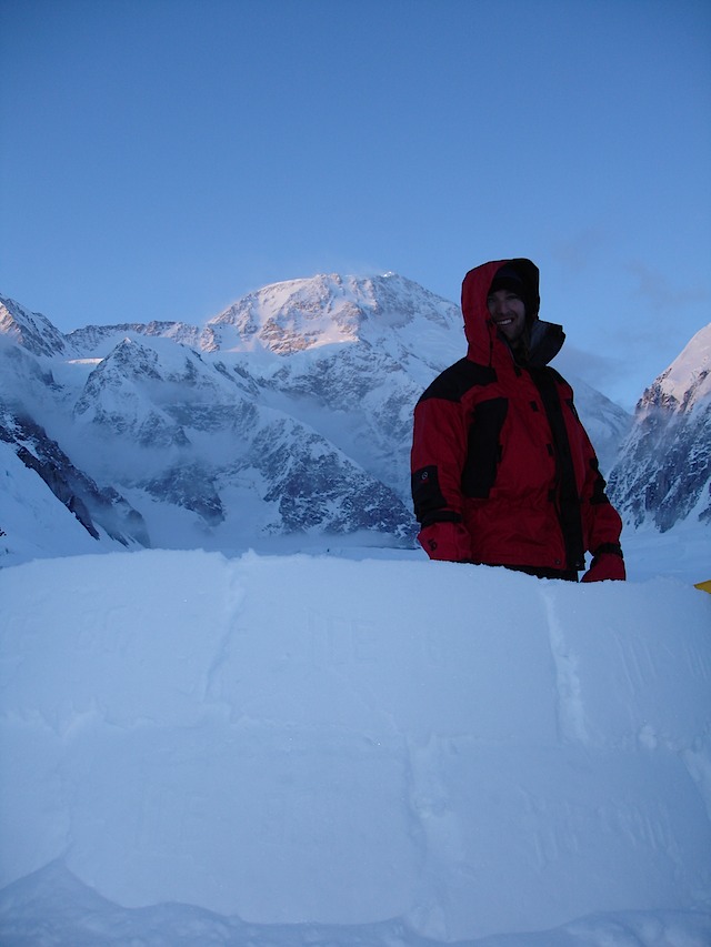 Chuck Building an Igloo