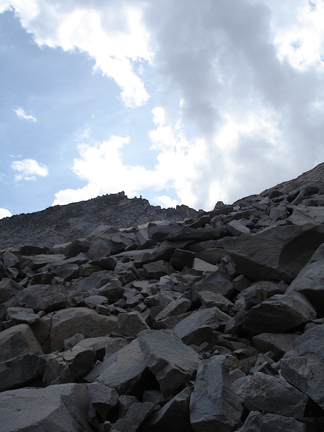 Looking Up from the Talus Field