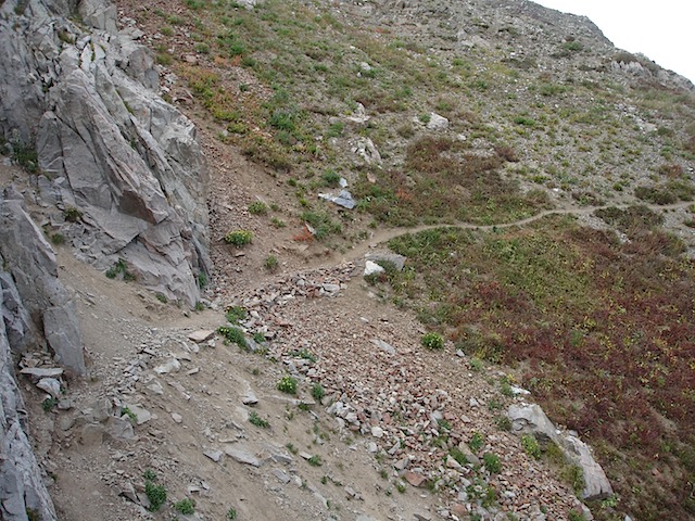 Path to the couloir.