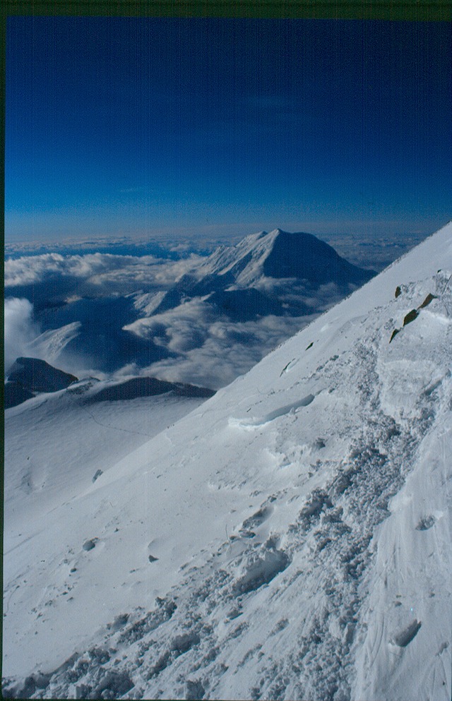 Looking Down at High Camp