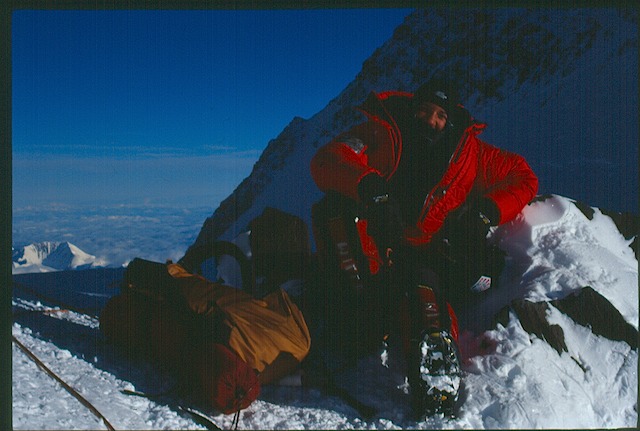 Ryan Resting at Denali Pass